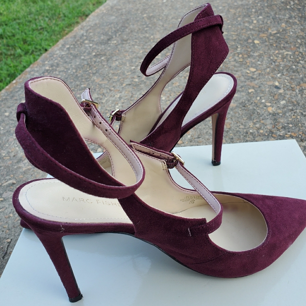 Marc Fisher Suede Heels - image 1